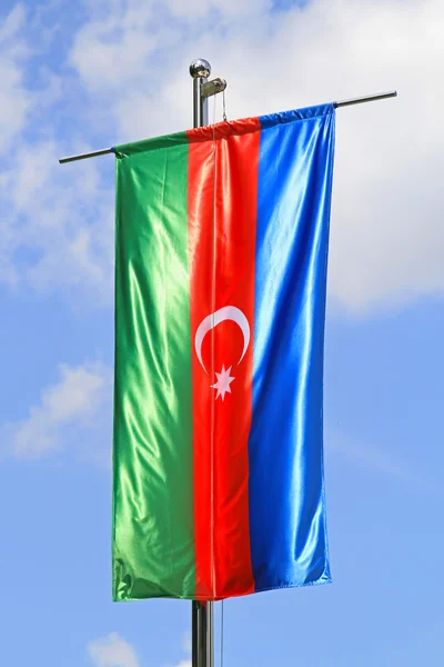 阿塞拜疆的旗子 — 图库照片