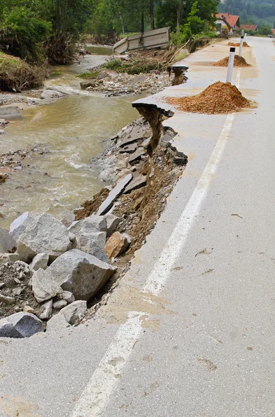 Dommages causés par les inondations — Photo