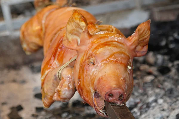 Pig spit — Stock Photo, Image