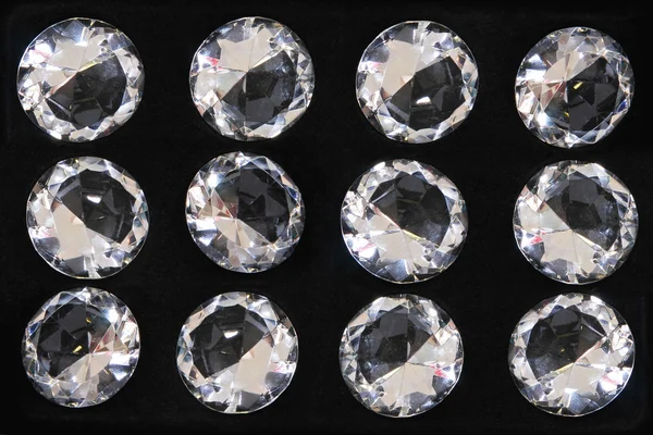 Diamantes de gema — Fotografia de Stock