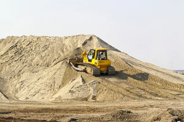 Bulldozer máquina — Fotografia de Stock