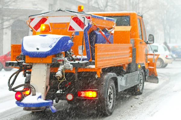 Spreider vrachtwagen — Stockfoto