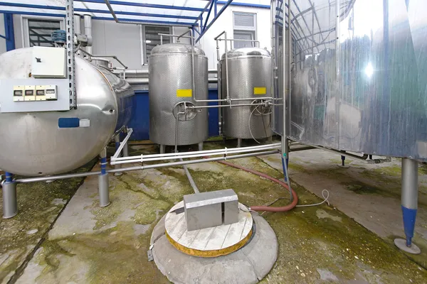 Tanques de fermentación — Foto de Stock