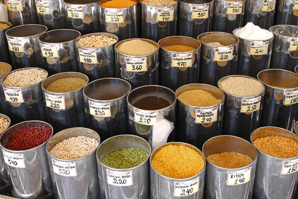 Beans and grains — Stock Photo, Image