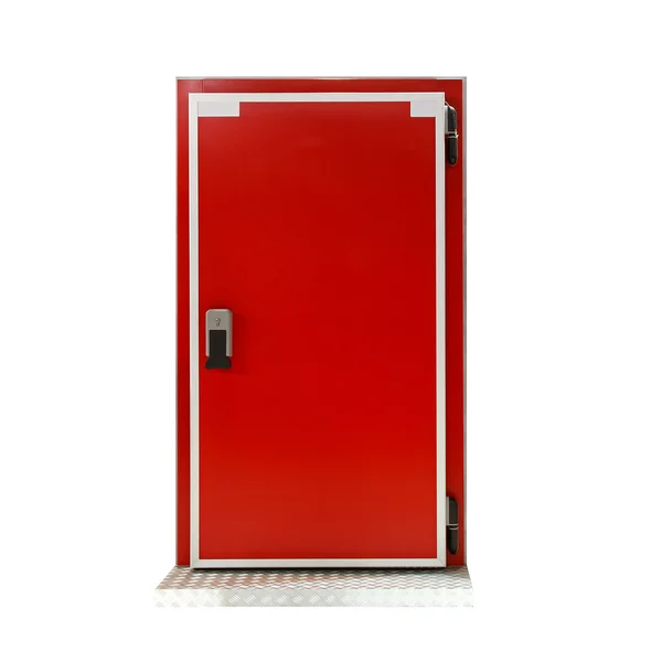 Drzwi chłodnicze izolowane — Zdjęcie stockowe