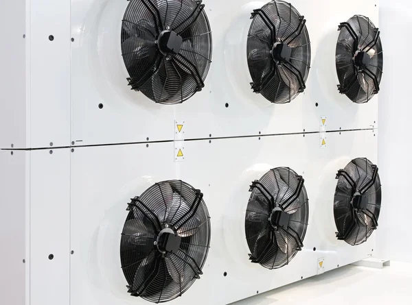 Industrial cooling fans — Stock Photo, Image