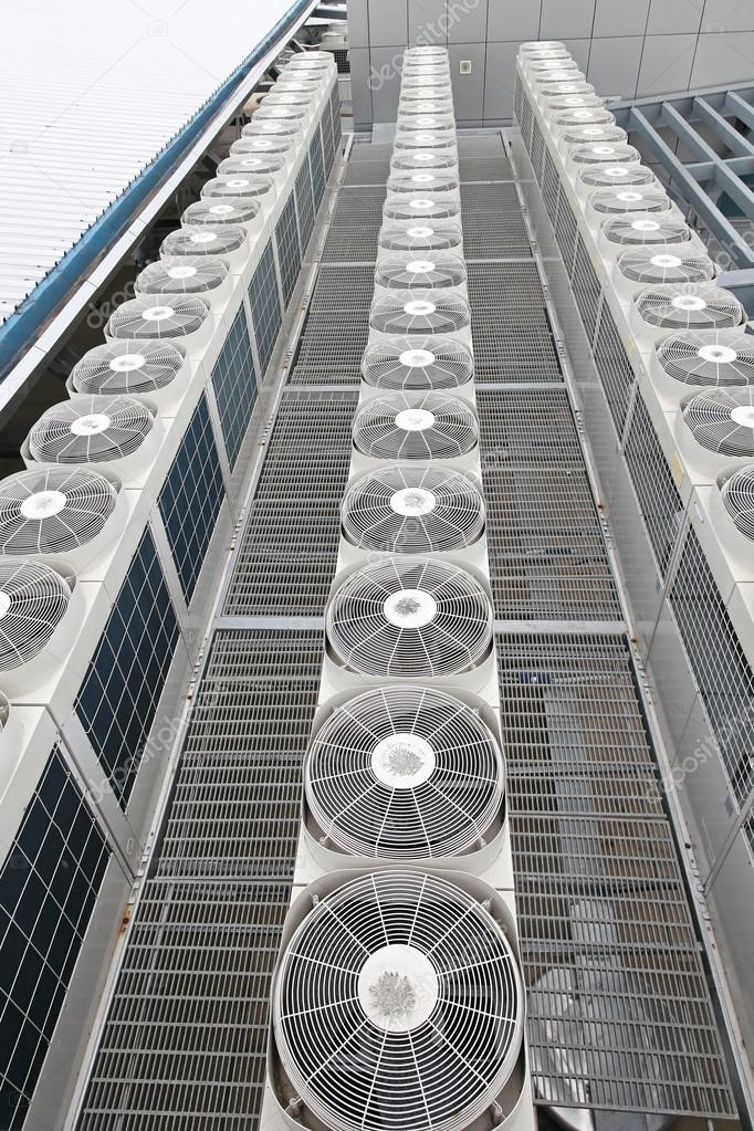 Central air conditioners Stock Photo by ©Baloncici 44945235