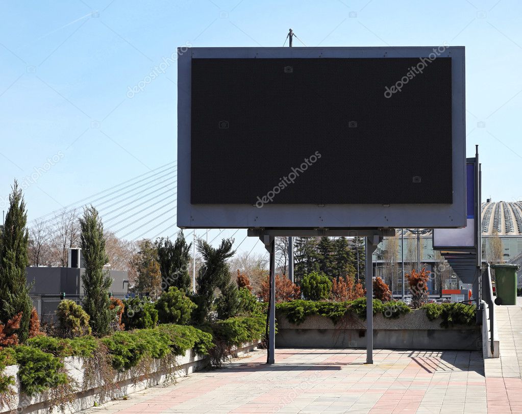 outdoor advertising digital display screens in stock