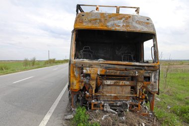 Kamyon kabin yangın