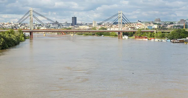 Rzeka sava w Belgradzie — Zdjęcie stockowe
