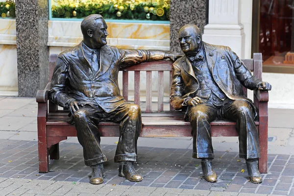 Roosevelt y Churchill —  Fotos de Stock