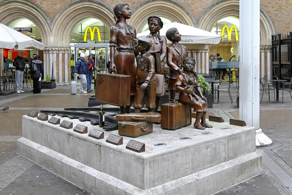 Kindertransport memorial Londres — Foto de Stock