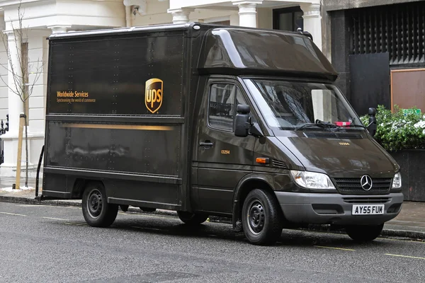 UPS Van — Stockfoto