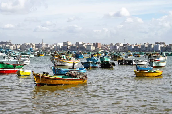 Alexandria harbor — Stock Photo, Image