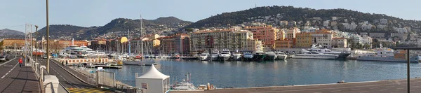 Nice Port Panorama — Stock Photo, Image