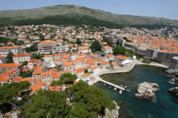 Dubrovnik aerea — Foto Stock