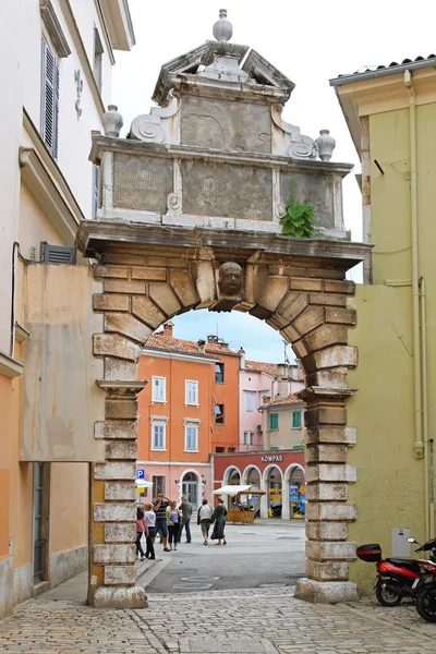 Αψίδα πύλη rovinj — Φωτογραφία Αρχείου