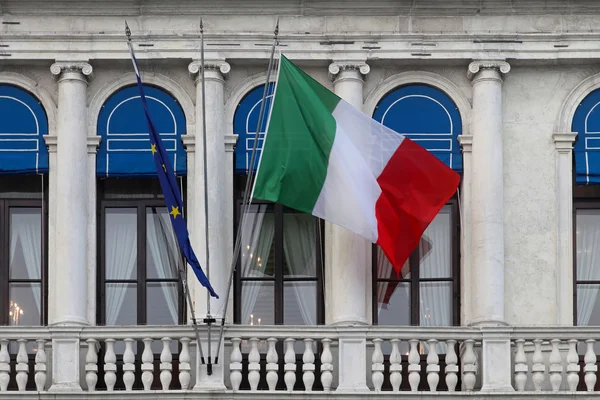 Italian flag — Stock Photo, Image