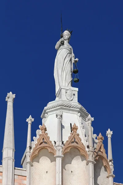 Dame Justitie Venetië — Stockfoto