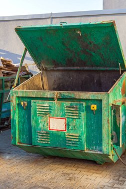 Hatch Hidrolik Basın Konteynırı Atık Sıkıştırıcısını Aç