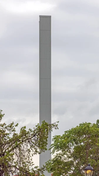 Obelisco Punto Riferimento Pilastro Del Movimento Non Allineato Belgrado — Foto Stock