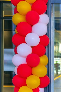 Renkli Latex Balonları Girdap Spiral Parti Dekorasyonu