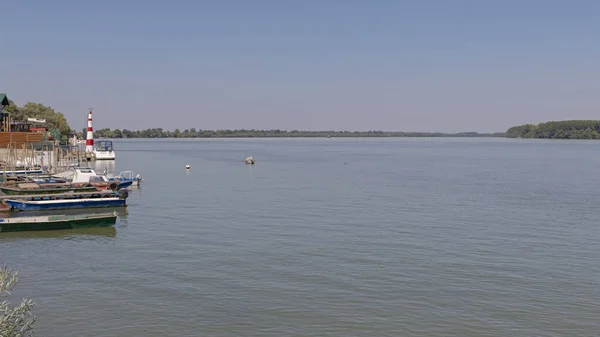 River Danube Vinca Serbia Summer Day — Stock Photo, Image