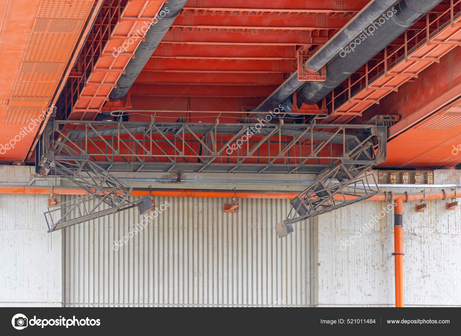 Suspension Bridge Access Inspection Platform Structure Equipment Stock