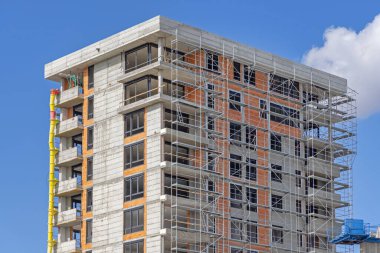 Konut İnşaat Alanı Çelik İskele Malzemeleri