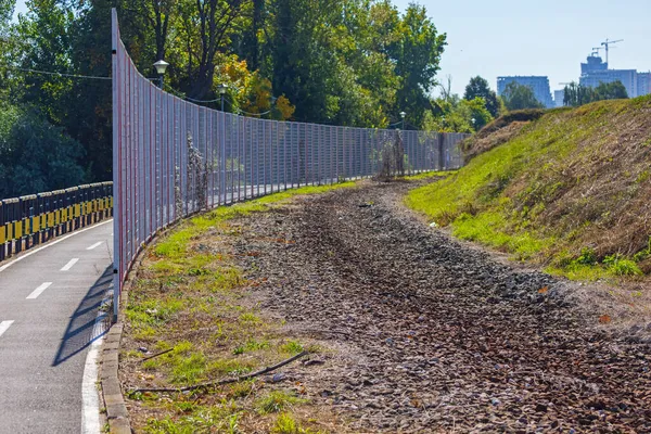 Avlägsna Järnvägsspår Från Gamla Dysfunktionella Linjen — Stockfoto