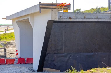 Otoyol Altgeçidi Beton İnşaat Alanı