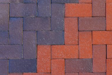 Bahçe için Siyah ve Kırmızı Tuğlalar