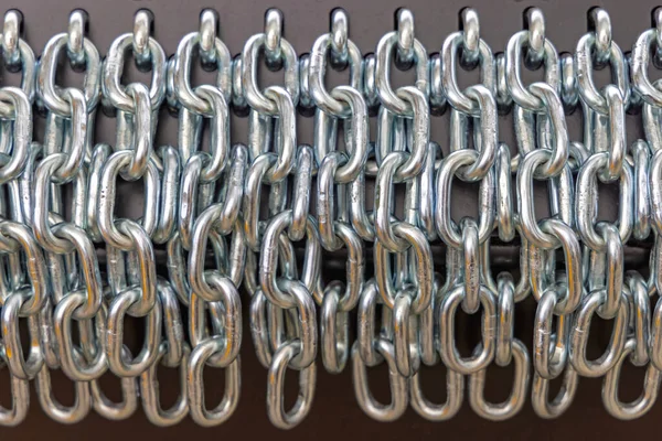 Cadenas Acero Equipo Fijación Cabeza Máquina Agricultura — Foto de Stock