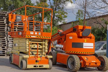 Makas Kaldırma Asansörü Platformu Kiraz Seçici İnşaat Makinesi