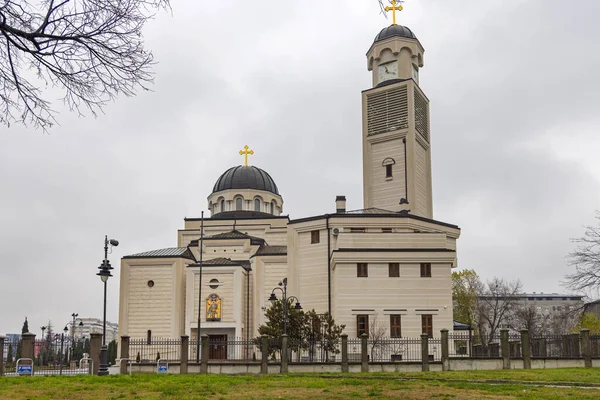 Bělehrad Srbsko Prosince 2021 Kostel Velkého Mučedníka Dimitrije Solunského Novém — Stock fotografie
