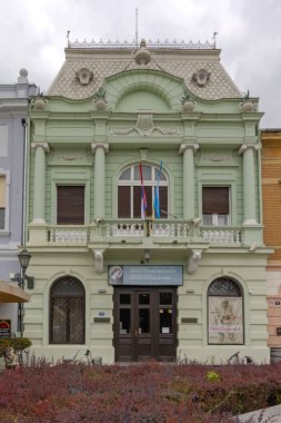 Novi Sad, Serbia - September 21, 2021: Permanent Exhibition of Foreign Art Collection in City Museum Building.
