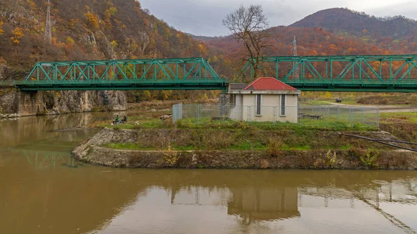 Cacak Serbia November 2021 Water Pumping Station West Morava River — стоковое фото