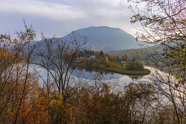 Meander West Morava River Serbia Pan Landscape Nature — Foto Stock