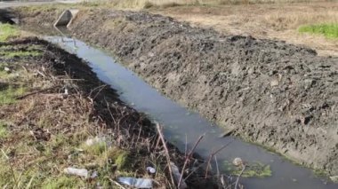 Water Drainage Artificial Canal Roads Flood Protection