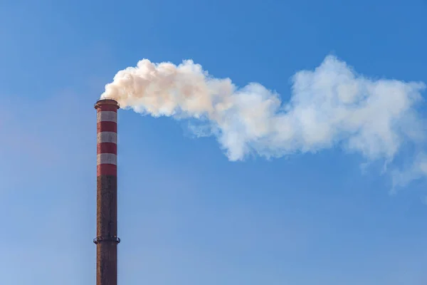 Steel Mill Industrial Chimney Air Pollution Problem — Stock Photo, Image
