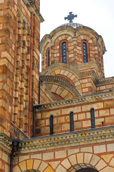 Close Zicht Sint Marko Orthodoxe Kerk Koepel — Stockfoto