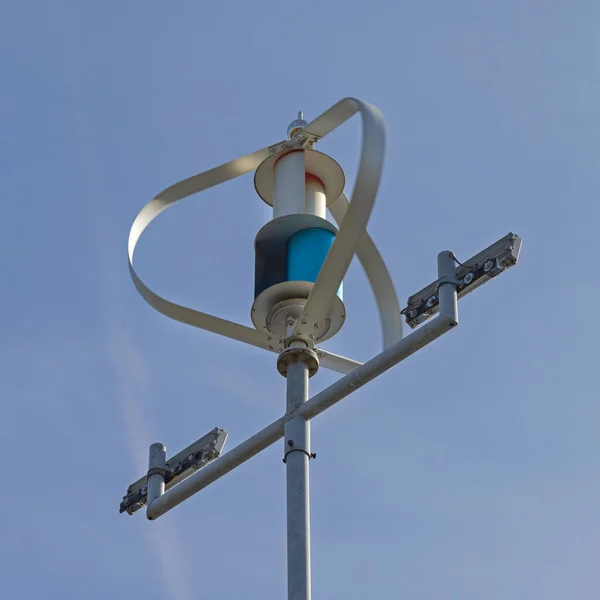 Електрогенератор Vertical Axis Wind Turbine Electric Generator — стокове фото