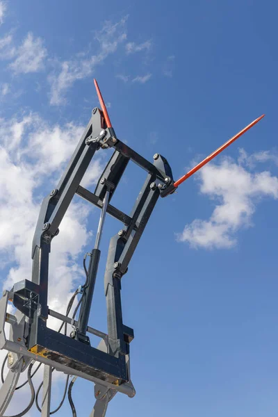 Baalsperen Lader Vorken Machine Bevestiging — Stockfoto