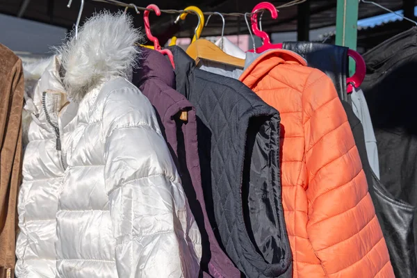 Puffer Jackets Vests Winter Outerware — Stock fotografie