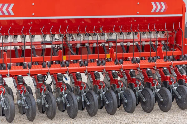Çift Disk Buğday Tohumu Çok Fonksiyonel Tarım Makinesi — Stok fotoğraf