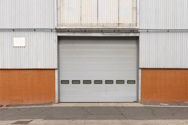 Porta Automática Carga Rolo Armazém Grande — Fotografia de Stock