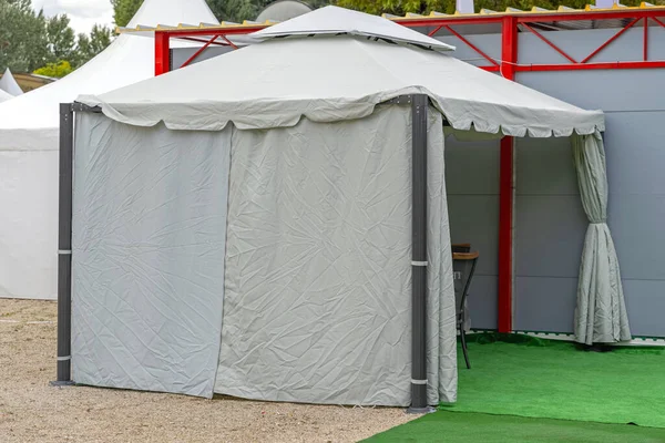 Expo Evento Tenda Lona Canopy Estrutura Exterior — Fotografia de Stock