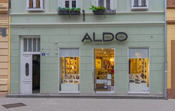 Novi Sad Serbia Septiembre 2021 Italian Shoes Company Aldo Shop — Foto de Stock