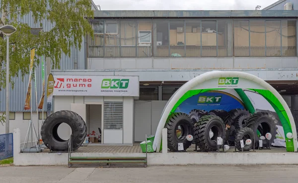 Novi Sad Сербія Вересня 2021 Bkt Tires Booth Balkrishna Industries — стокове фото