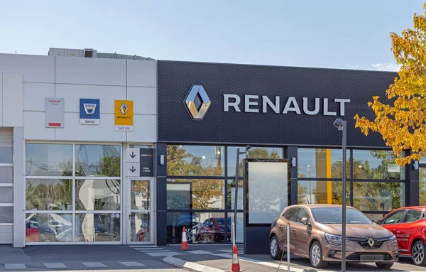 Belgrade Serbia September 2021 Renault Dacia Nissan Together Official Service — 스톡 사진